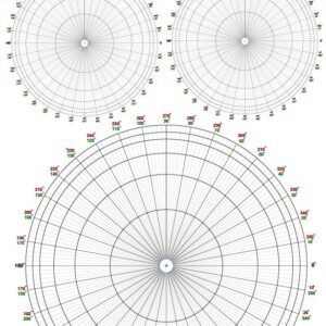 Printable Fibonacci and logarithmic polar graph paper for quilling and crafting symmetry