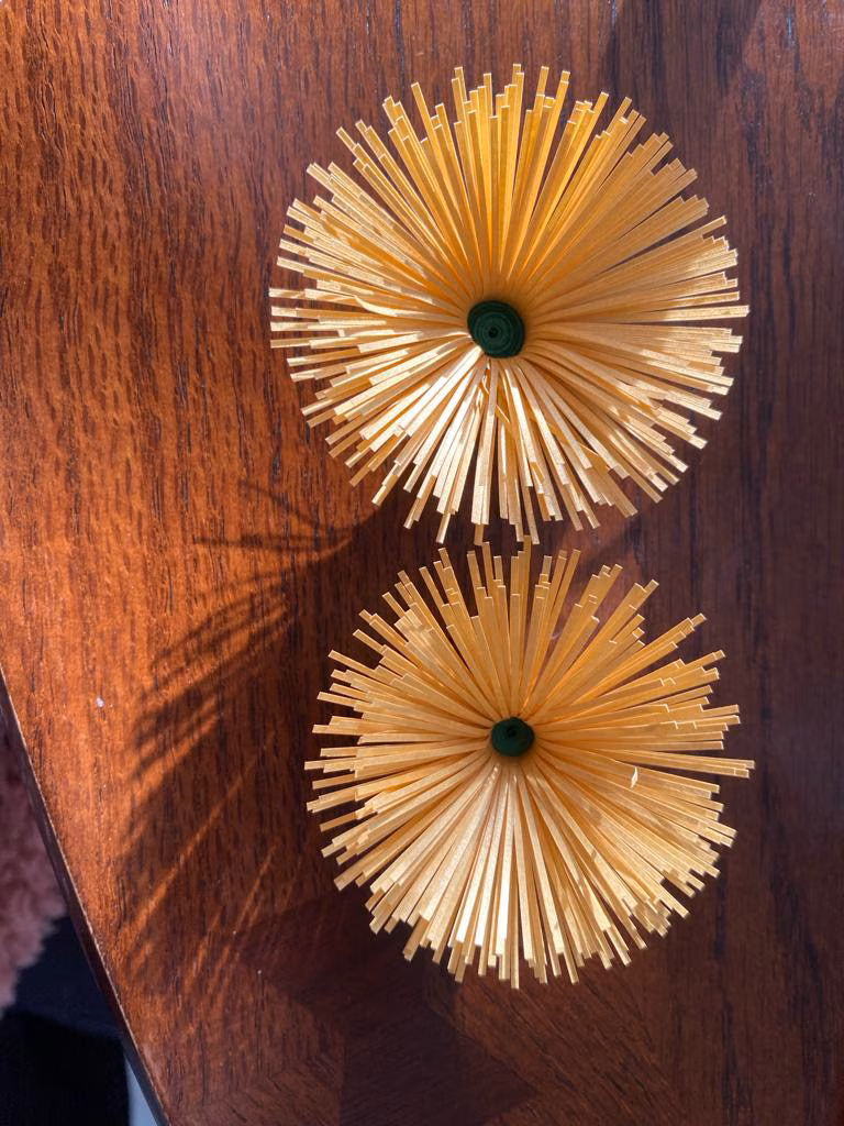 3D quilling flower connected fringe paper kit - Image 9