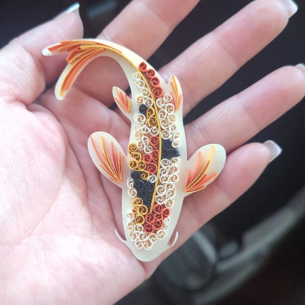 Quilling Art Made at CraftStodios17 Calgary Quilling Class